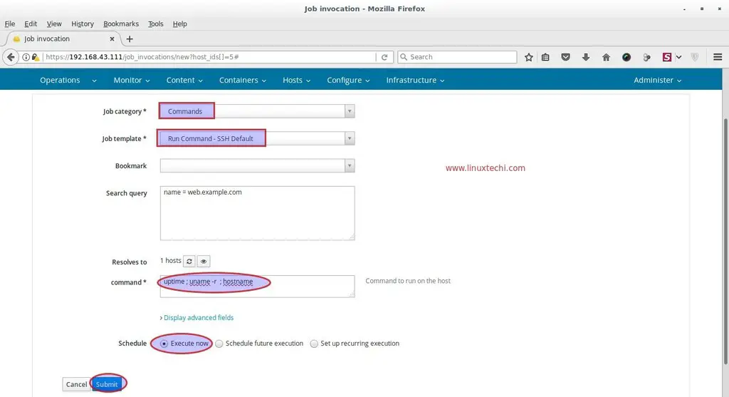 Run-commands-Hosts-Foreman-Dashboard