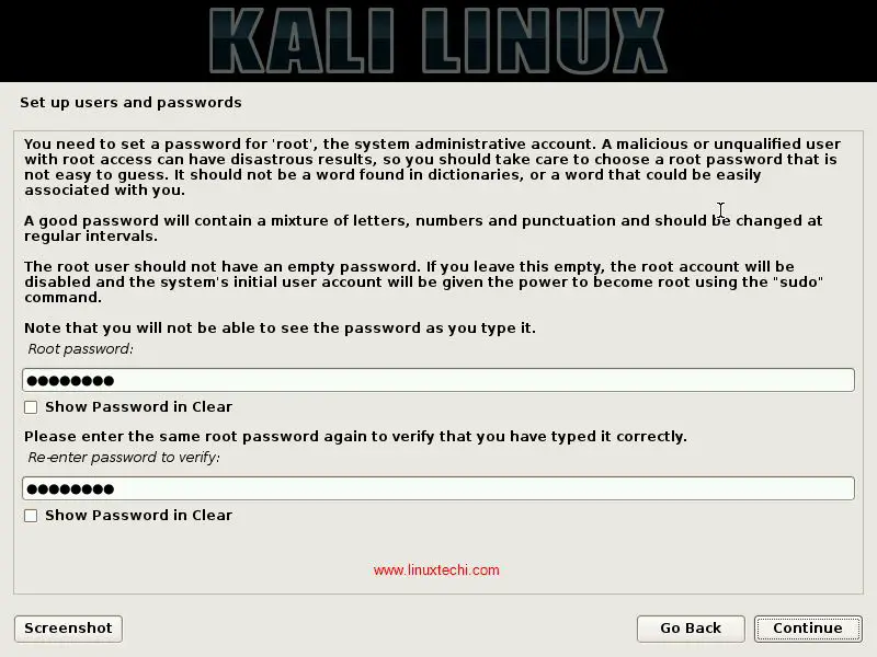 Set-Root-Password-KaliLinux-Installation