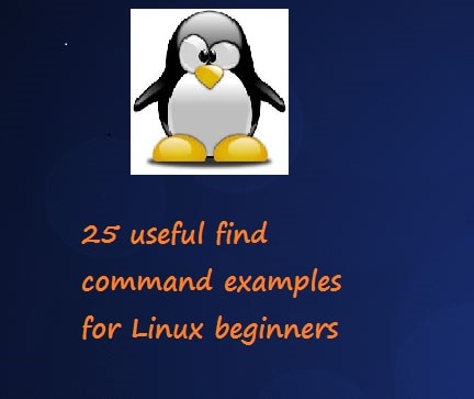 Linux-find-command