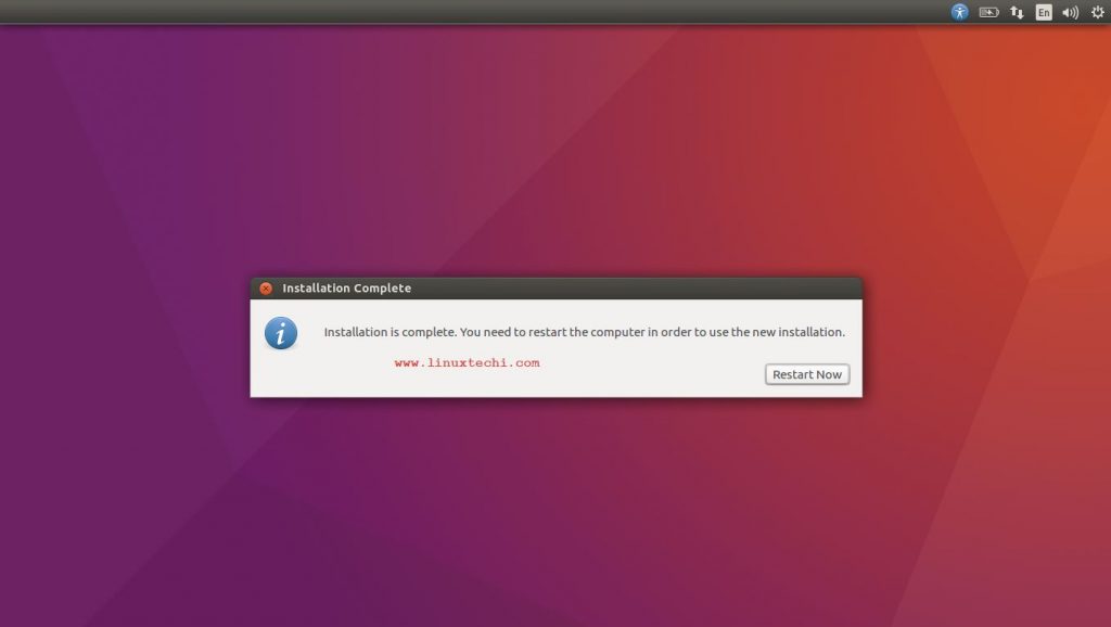 Restart-Ubuntu-after-installation