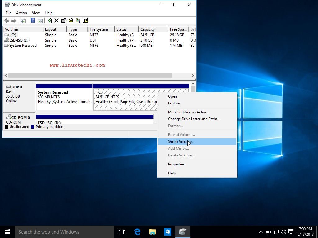 Shrink-Volume-Windows10