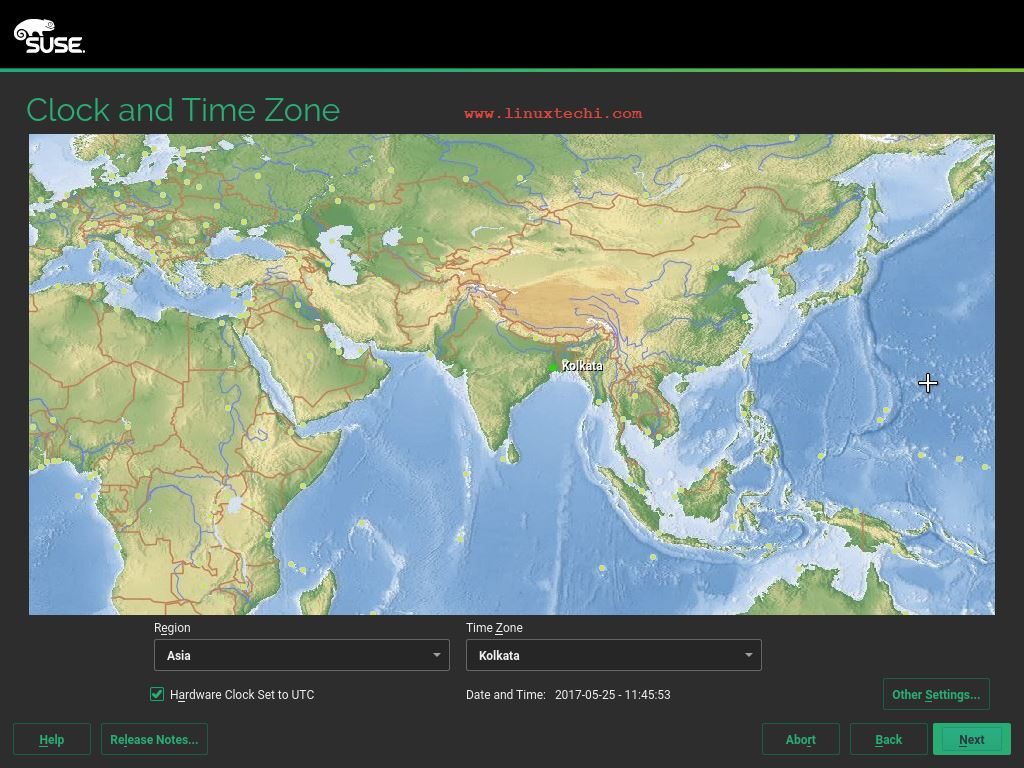 Time-Zone-Selection-SLES12-Installation