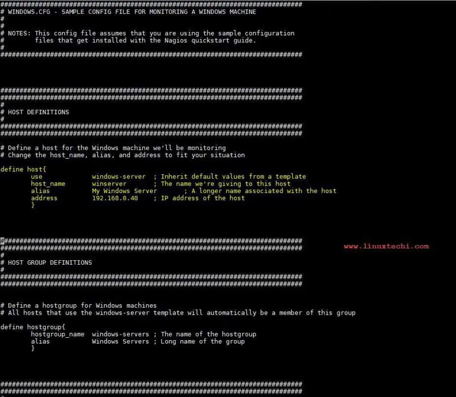 Windows-cfg-file-Nagios-core