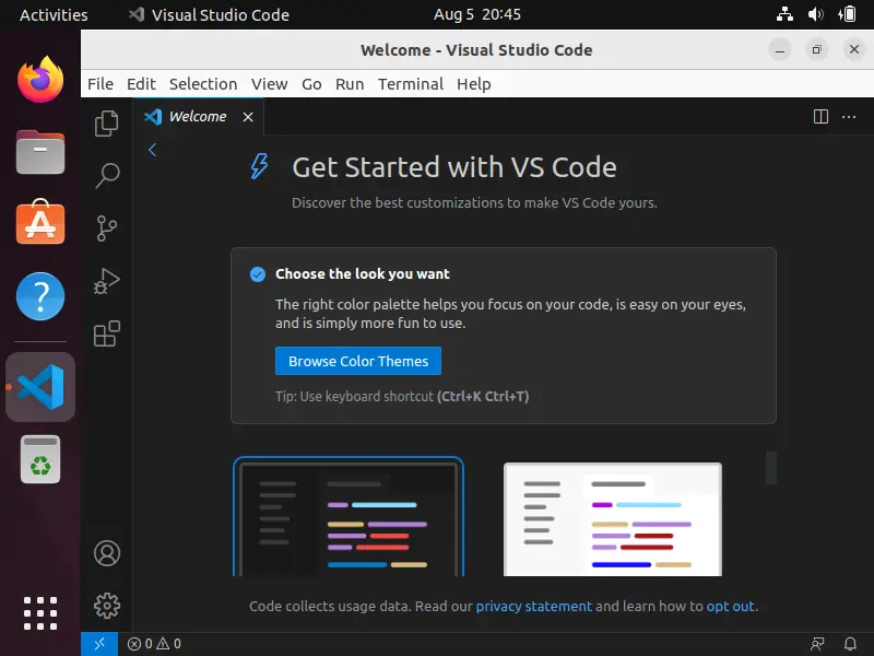 Access-Visual-Studio-Code-Ubuntu-Linux