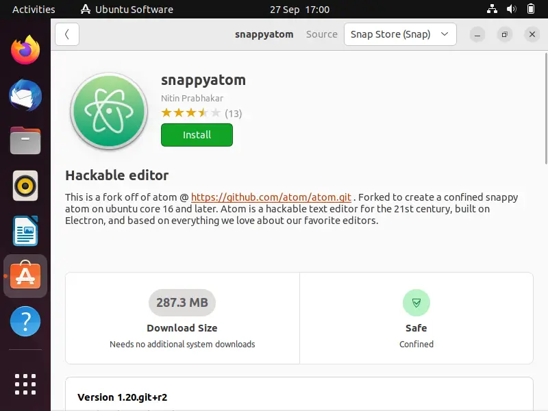 Click-Install-Snappyatom-Ubuntu-software-Centre
