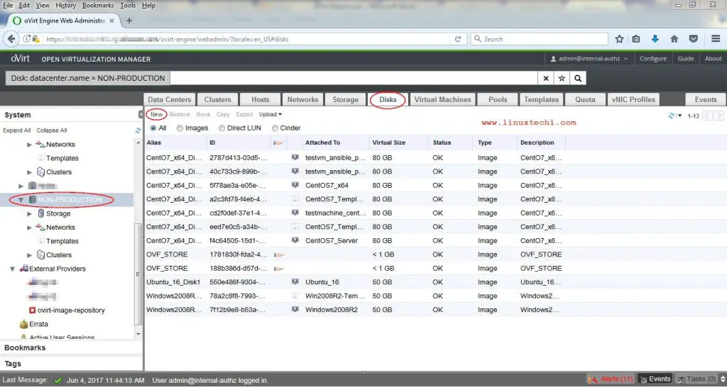 Datacenter-Disk-Tab-ovirt-engine