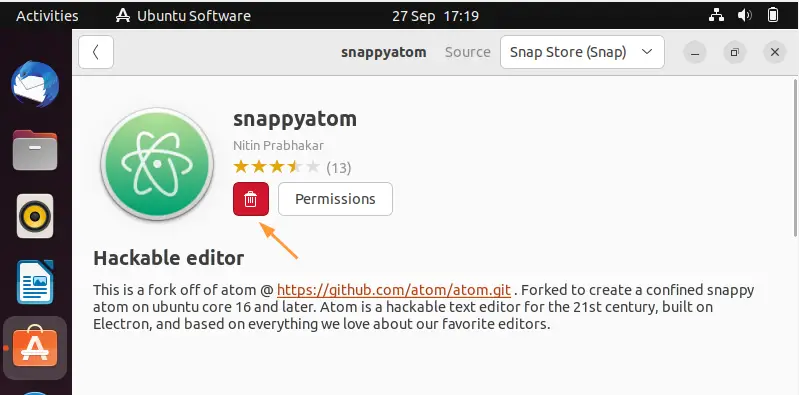 Delete-Atom-Text-Editor-Ubuntu-Software-Center