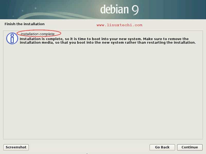 Installation-Completed-Debian9