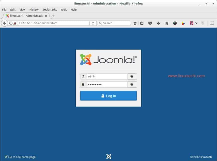 Joomla-Admin-Page