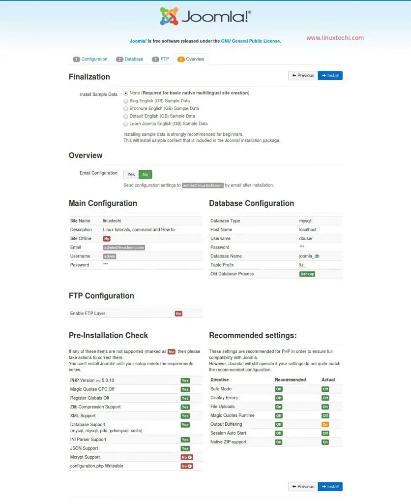 Joomla-Web-Installer-overview