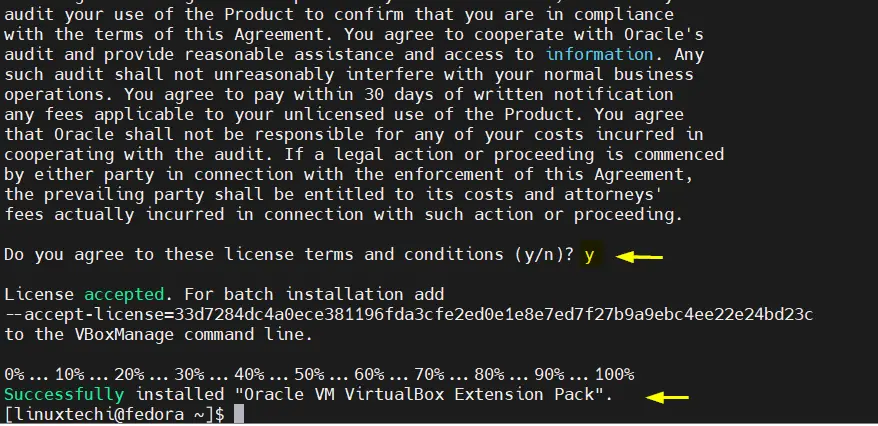 Install-virtualbox-extension-pack-fedora-linux