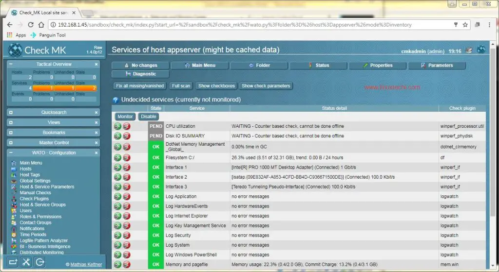 Windows-Host-Monitoring-check-mk