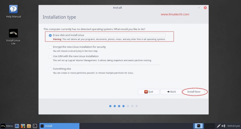 Installation-Type-Linux-Lite-3-6