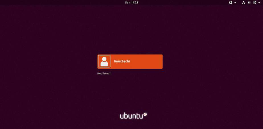 Login-Screen-Ubuntu17-10