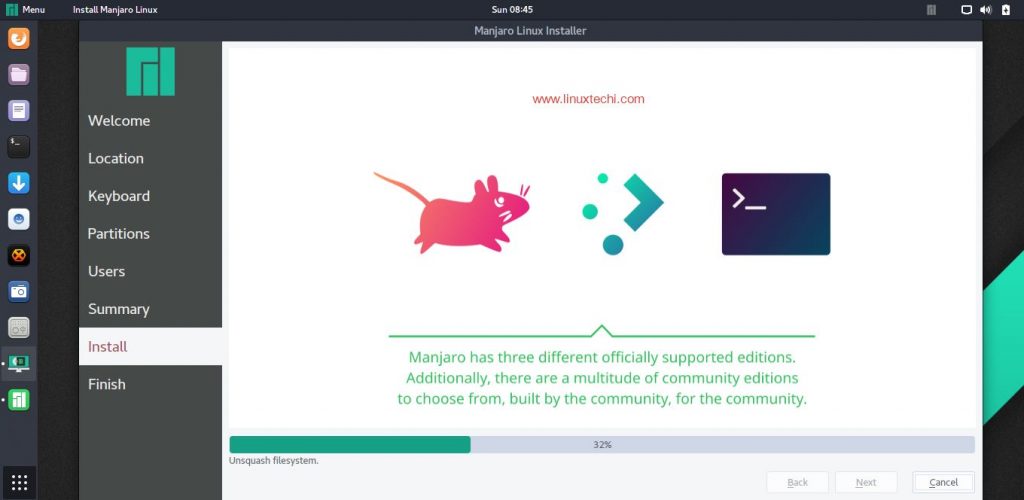 Manjaro-17-05-Installation-Progress