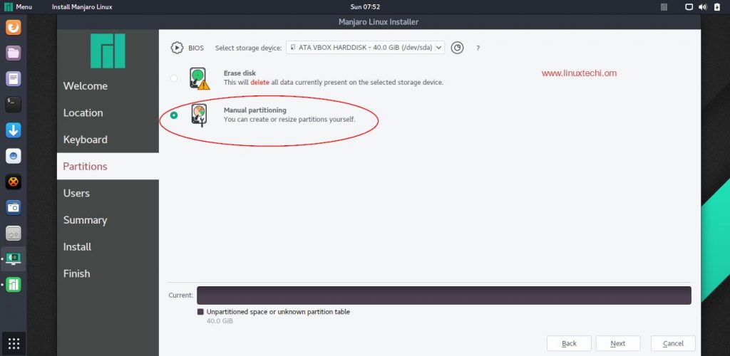 Manual-Partition-Manjaro-Linux-Installation