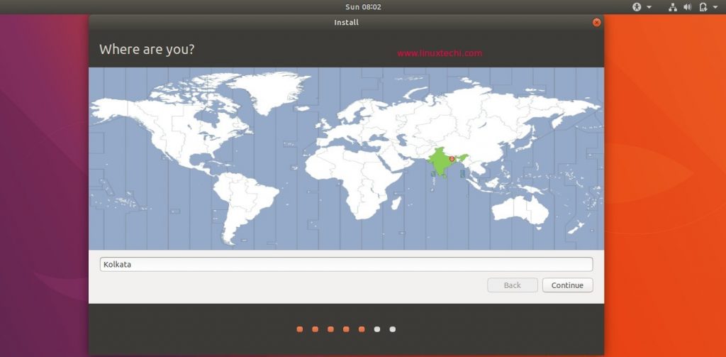 time-zone-Ubuntu17-10-installation