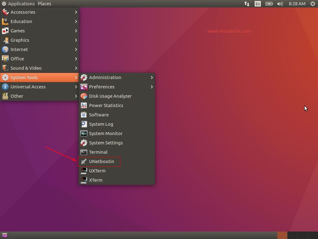 Access-UNetbootin-Ubuntu