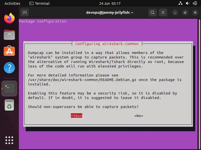 Allow-Non-SuperUsers-To-Capture-Packets-Wireshark-Ubuntu