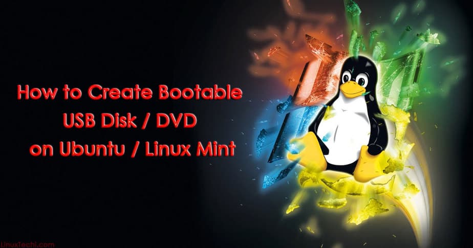 Middelhavet beslag raid How to Create Bootable USB Drive on Ubuntu / Linux Mint