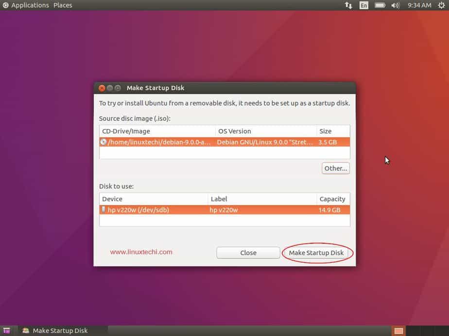 how to make a usb drive bootable with ubuntu