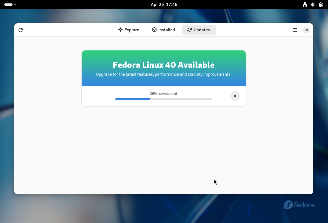 Downloading-Fedora40-for-Upgrade
