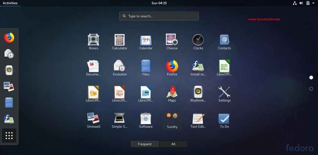 GNOME-Fedora-27