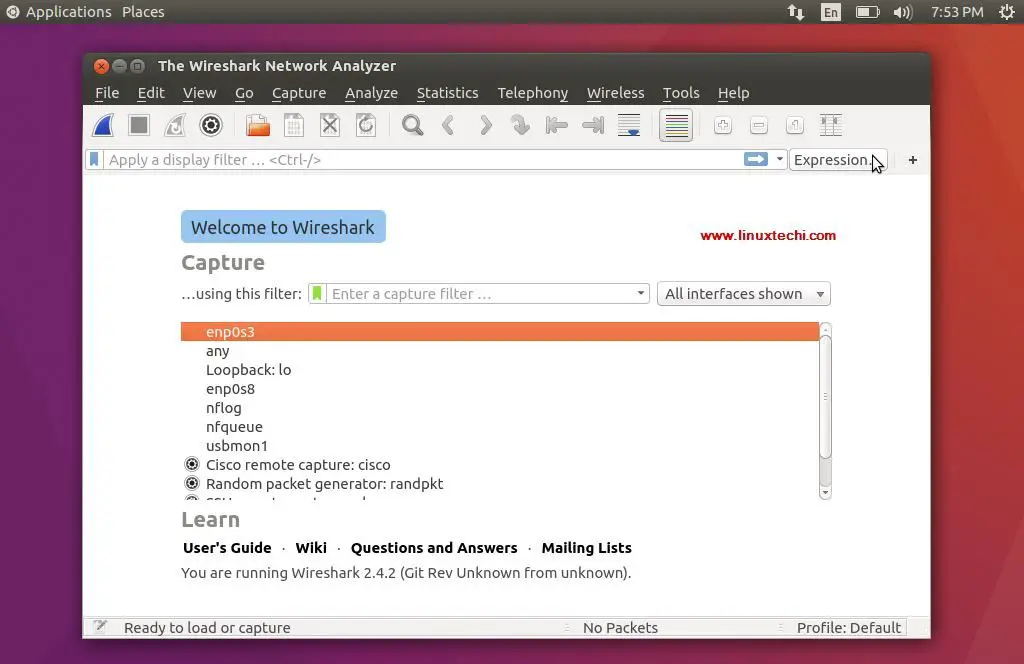 Wireshark-window-Ubuntu