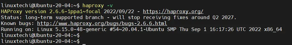 Haproxy-version-check-ubuntu