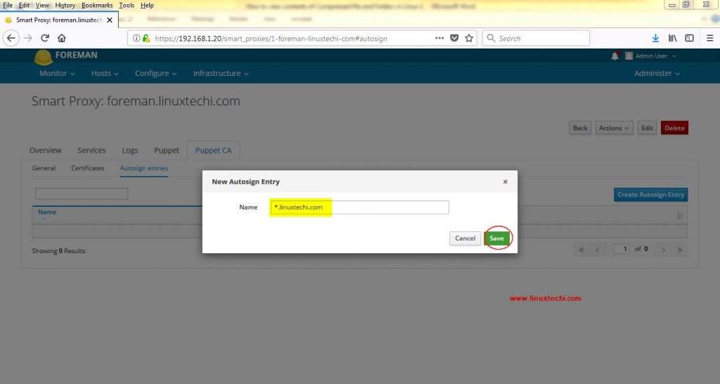 AutoSign-entry-foreman-Server