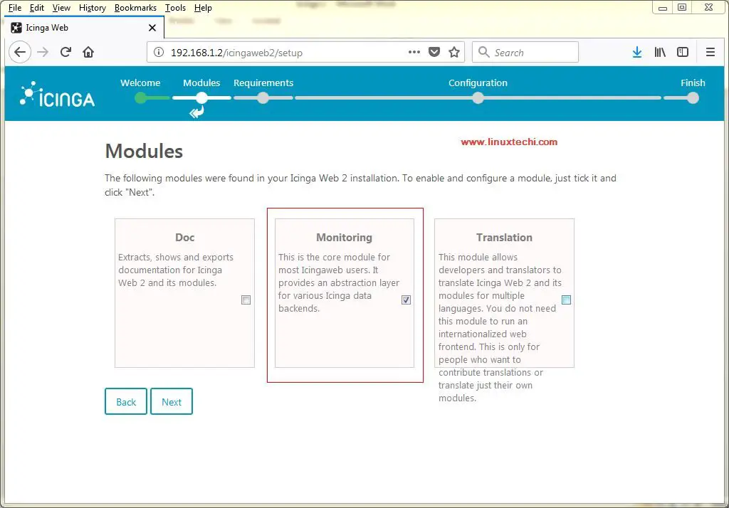 Select-Monitoring-Icinga2-Web-Installation