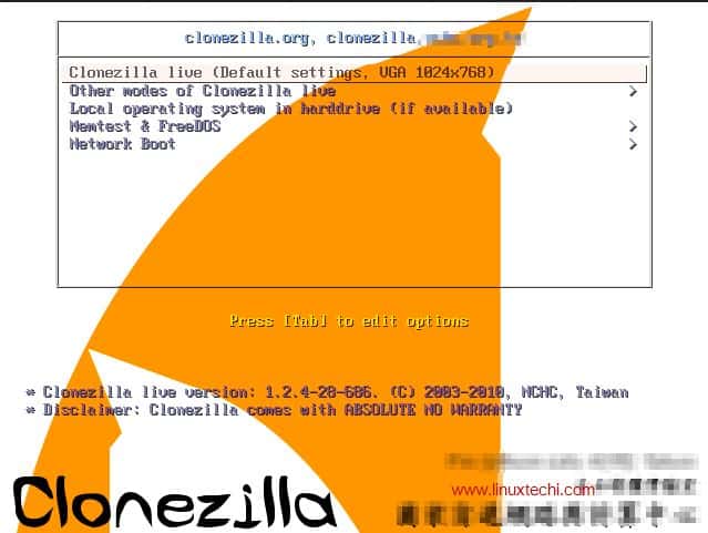 Clonezilla-OpenSource-Backup-Tool