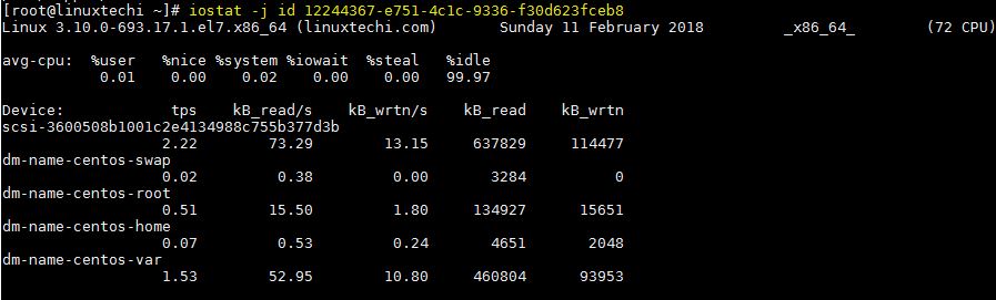 iostat-id-command-output