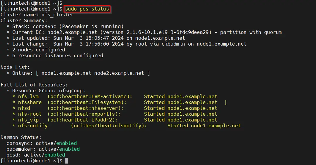 PCS-Cluster-Resources-Status-RHEL9