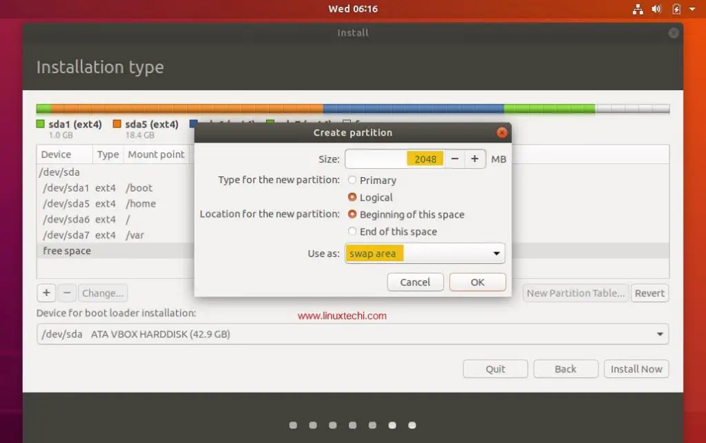Create-Swap-Partition-Ubuntu18-04