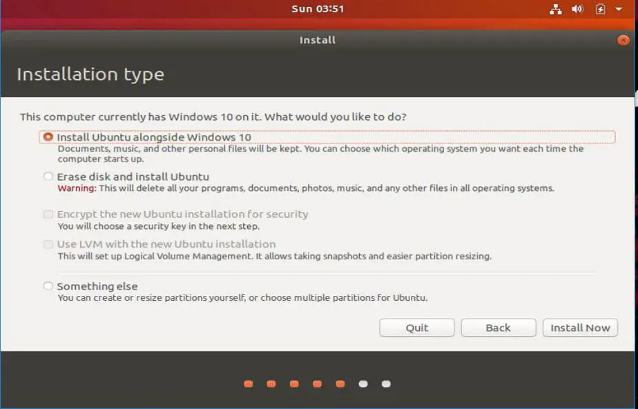Install-ubuntu-along-windows10