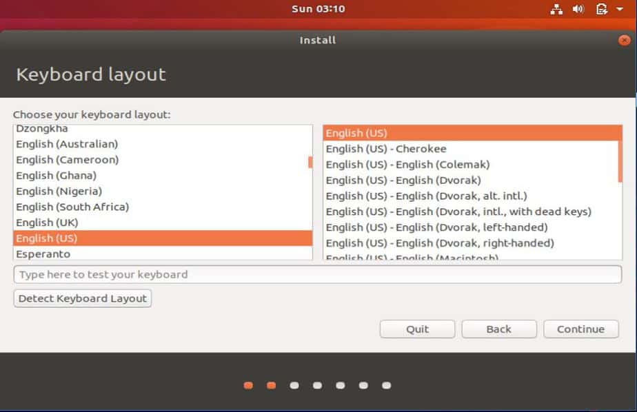 Select-keyboard-layout-ubuntu18-04