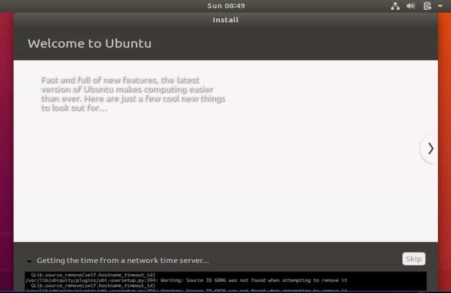 Ubuntu18-04-installation-progress