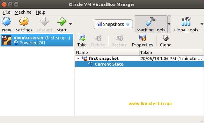 VirtualBox-VM-Snapshot-Linux