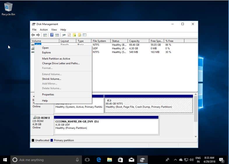 Windows18-Volume-Details