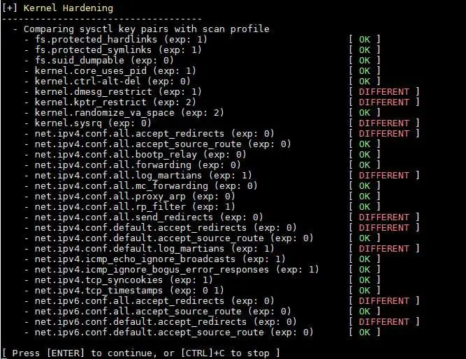 Kernel-Hardening-Audit-Lynis