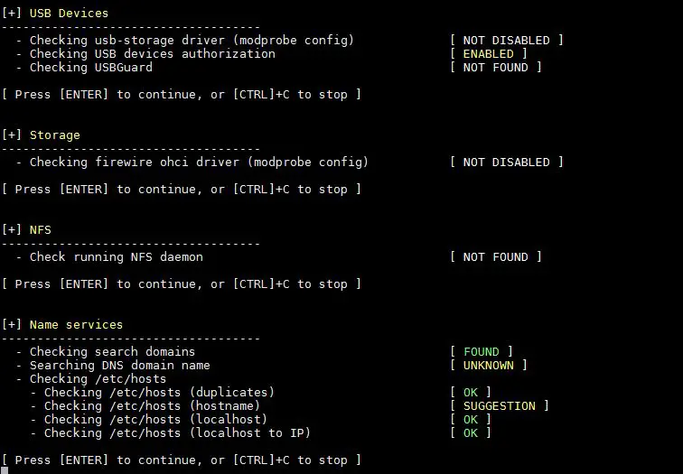 USB-Storage-NFS-Name-Services-Audit-Lynis