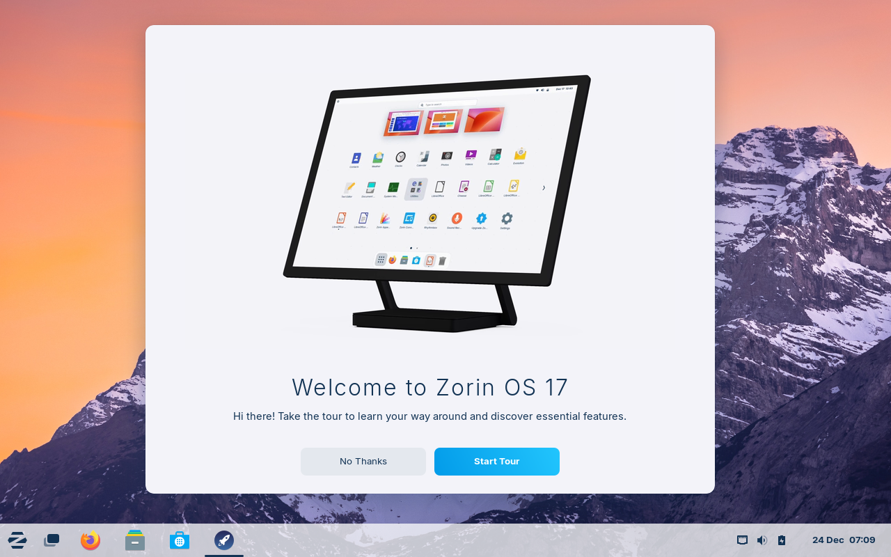 Zorin-OS-17-Welcome-Screen