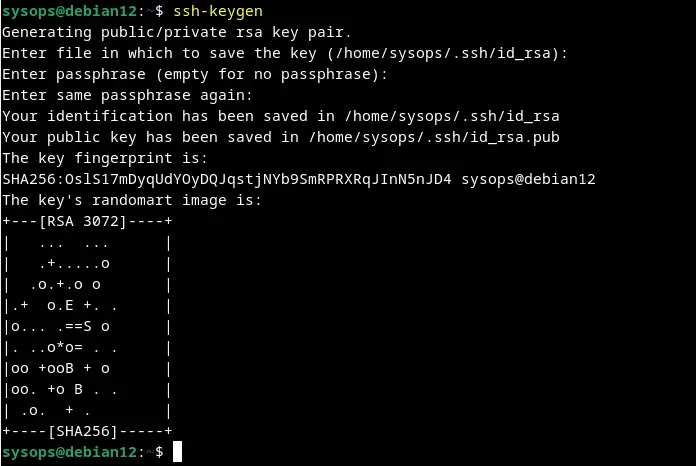 Generate-SSH-Keys-For-Ansible-Debian12