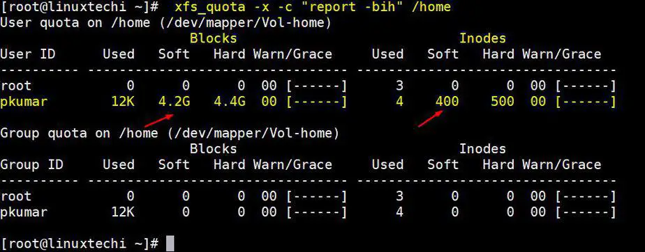 User-Quota-Details-xfs-linux