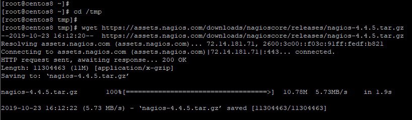 Download-Nagios-CentOS8