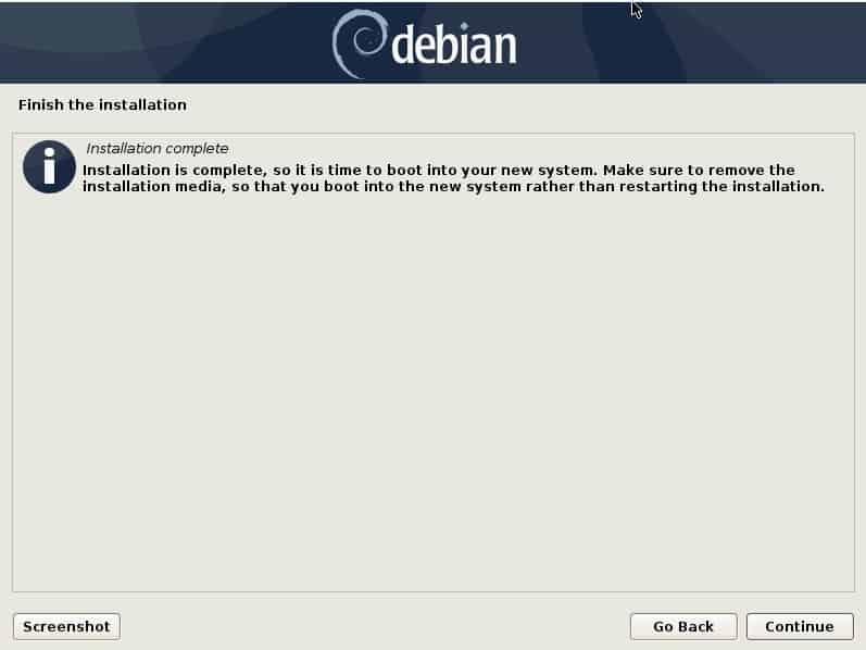 Installation-complete-reboot-debian10