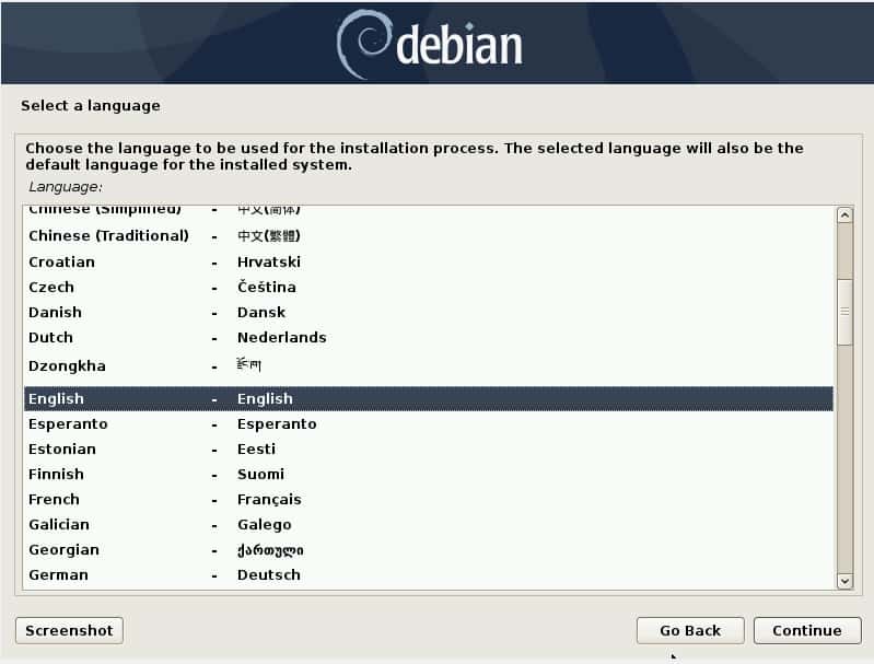 Select-Language-Debian10