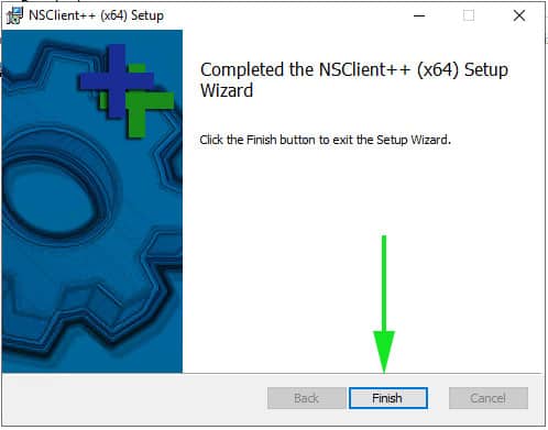 Click-finish-NSClient-Windows