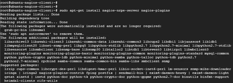 Install-nrpe-server-nagios-plugins